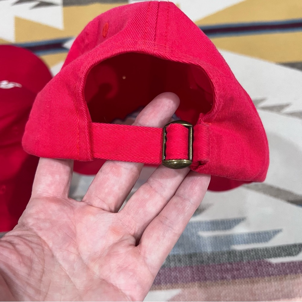 Red Baseball Caps - Picture 3 of 5